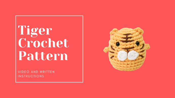 Crochet Tiger Pattern Free - Easy Beginner Crochet Project